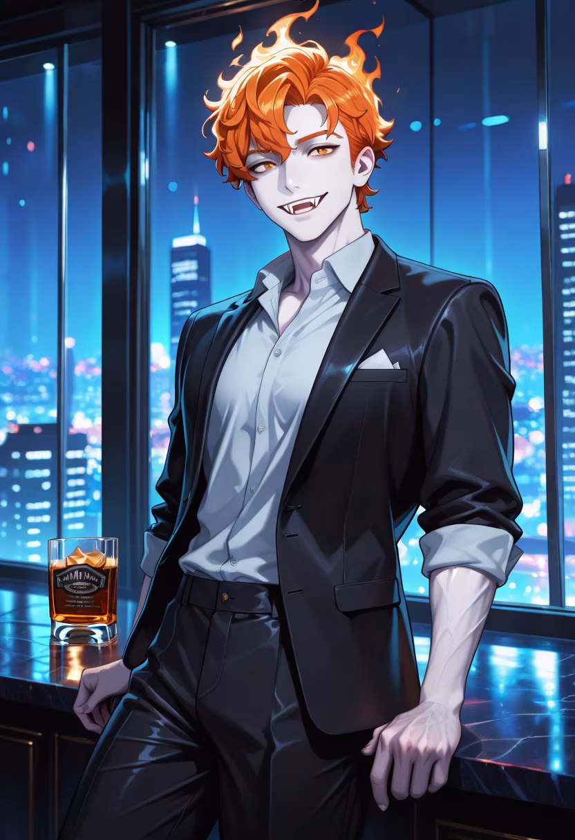 City lights and neon vibes tonight. Who's joining me for a drink? πΈβ¨ #nightout #citylife #neonlights #vibes #cocktailhour #mensfashion #aesthetic #nightlife #gentleman #ootd #modelbehavior #cheers