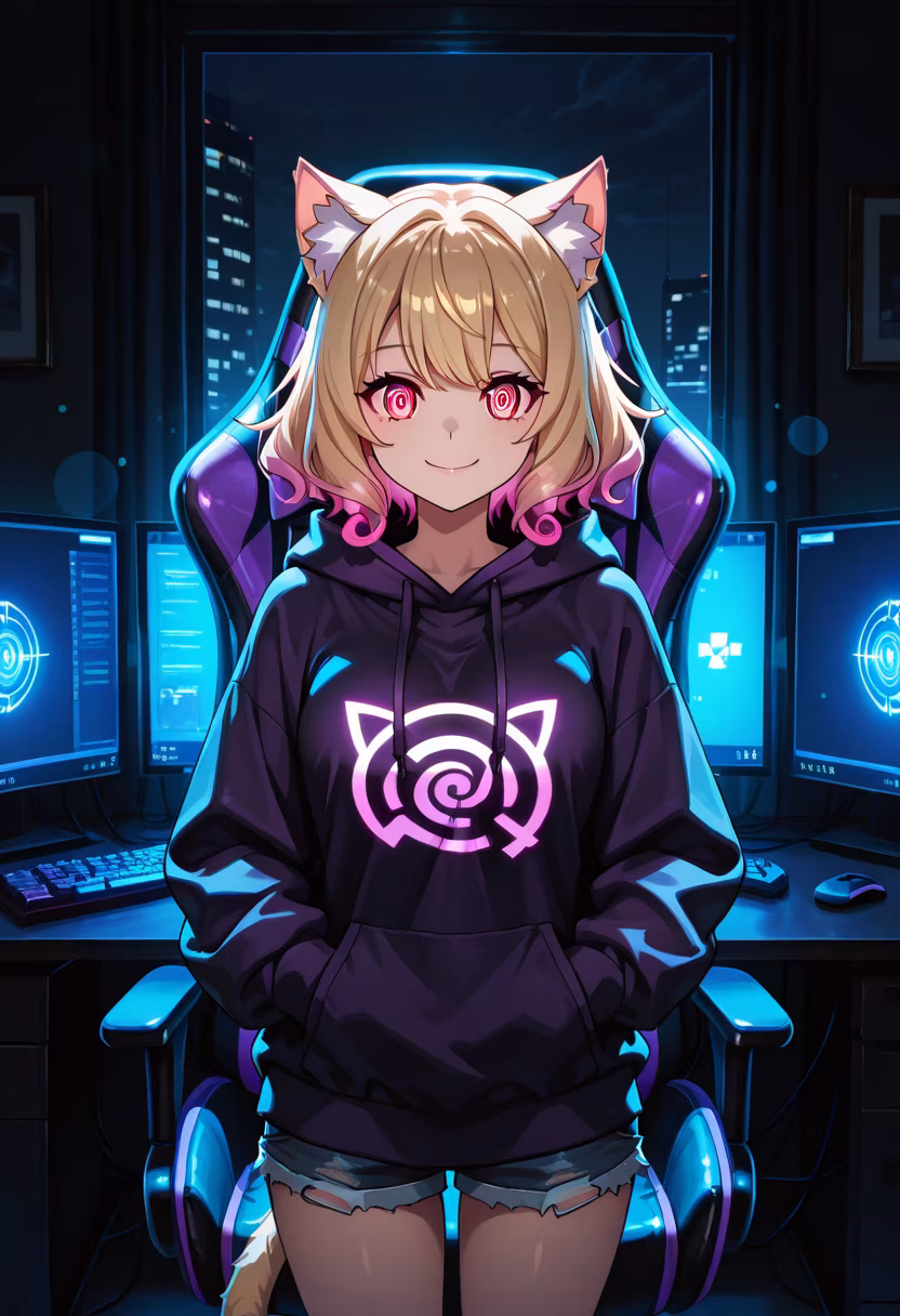 Late night grind, who wants to join my lobby? 🎮 Let's rank up! #gamergirl #pcsetup #gaminglife #rgb #twitchstreamer #gamingcommunity #gamingsetup #lategram #nerd #levelup #playstation #discord
