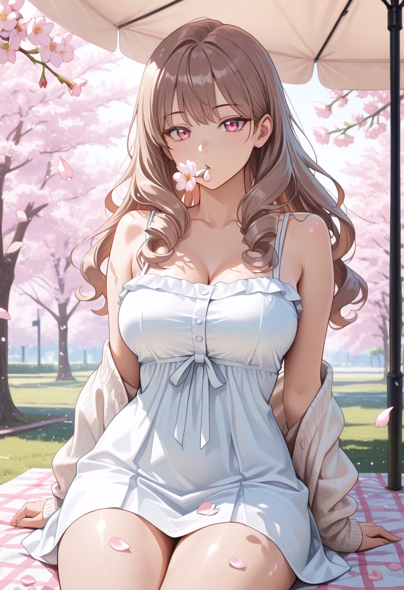 Finally caught the peak of the cherry blossoms today! 🌸 Don't get used to me being this sweet, okay? #sakura #springvibes #hanami #cherryblossom #ootd #aesthetic #springaesthetic #naturephotography #meitime #tsundere #blossomwatch #picnicday
