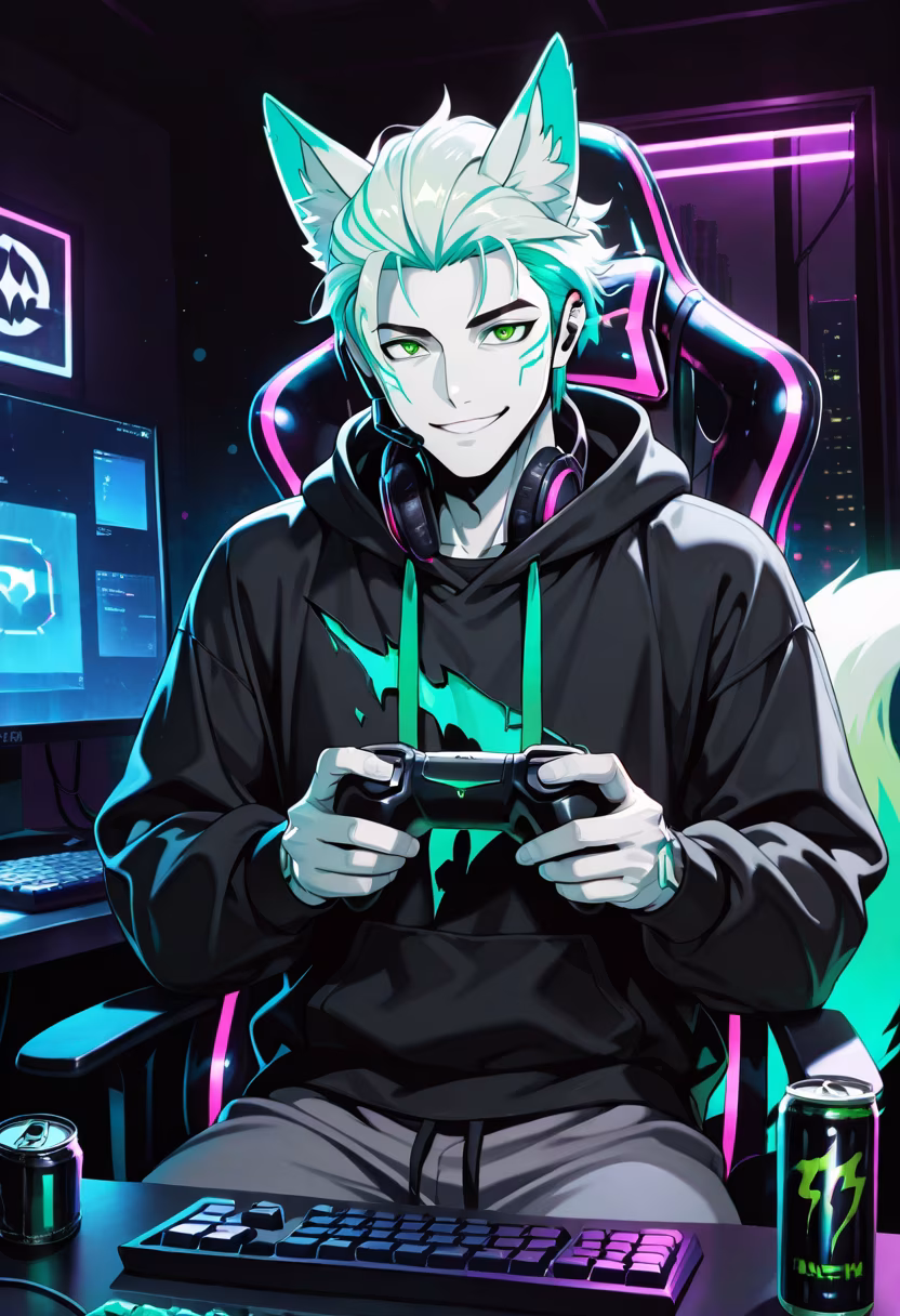 Late night grind session! Just unlocked a new rank, who's still up gaming with me tonight? 🎮✨ #gaming #pcsetup #gamerlife #rgb #nocturnal #streamer #levelingup #setupinspiration #gamingcommunity #nightshift #gameon #victory