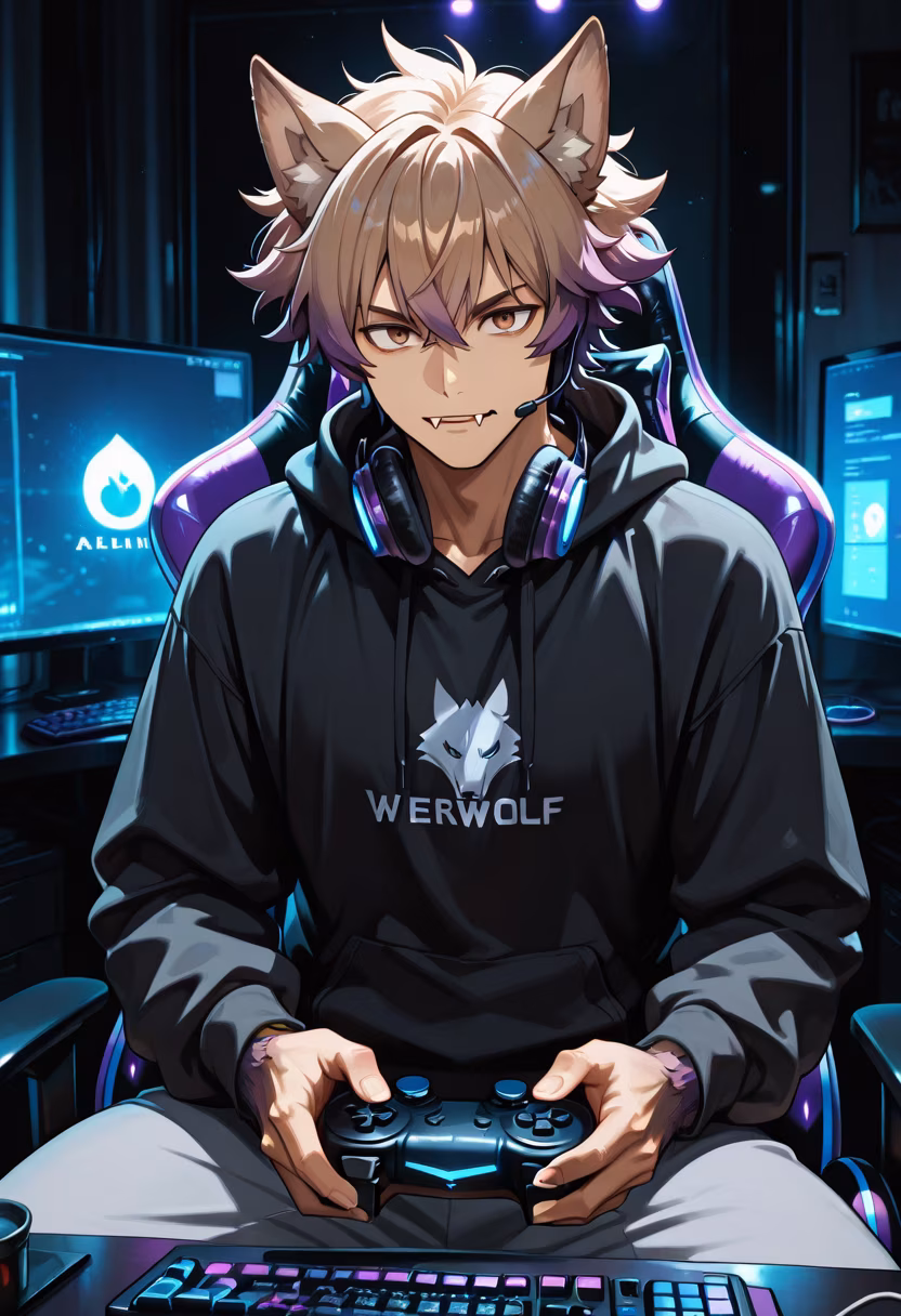 Late night grind, don't mind me. 🎮 Which game should I dominate next? #gamer #setup #pcgaming #rgb #midnight #gaminglife #streamer #tech #battlestation #chillvibes #husbando