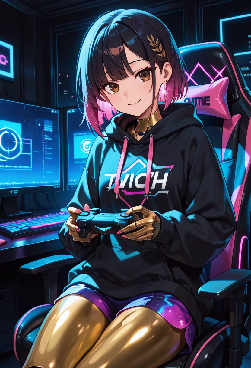 Late night grind! 🎮 Finally unlocked the new skin, who wants to duo queue with me? #gamergirl #pcsetup #rgb #gamingcommunity #twitchstreamer #nightshift #gamerlife #setupinspiration #gamingchair #onlinegaming #pcgaming #valorant