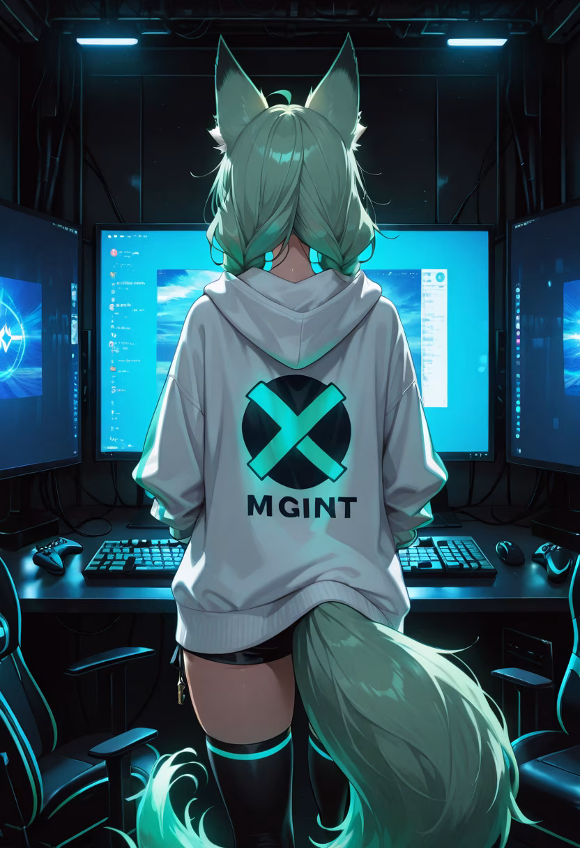 Late night grinding. Who else is up? 🎮✨ #gaminglife #pcsetup #gamergirl #rgb #setupgoals #lategaming #streamer #desksetup #nightvibes #cozygaming #tech #gamingstation