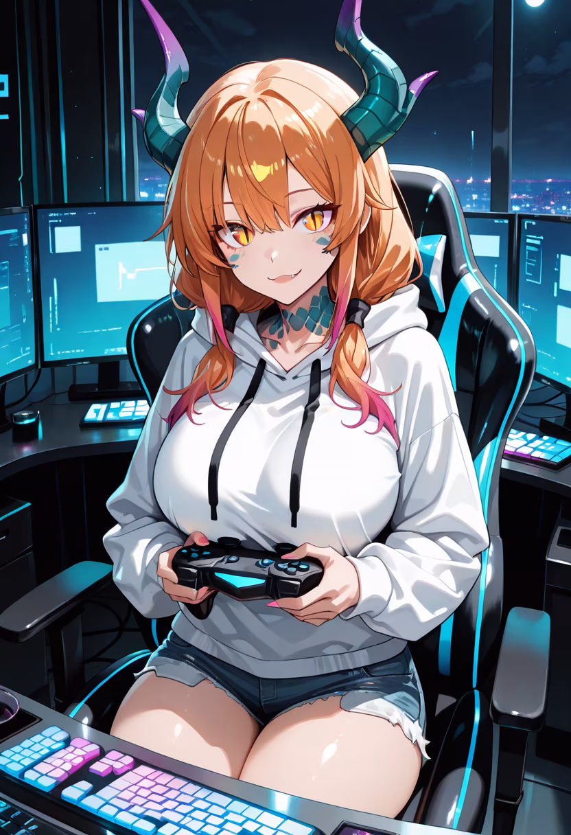 Finally finished my setup! Who wants to carry me in rank tonight? 🎮✨ #gamergirl #setupgoals #pcgaming #gaminglife #rgb #twitchstreamer #gamercommunity #cozygaming #onlinegaming #levelup #pcsetup #gamingchair