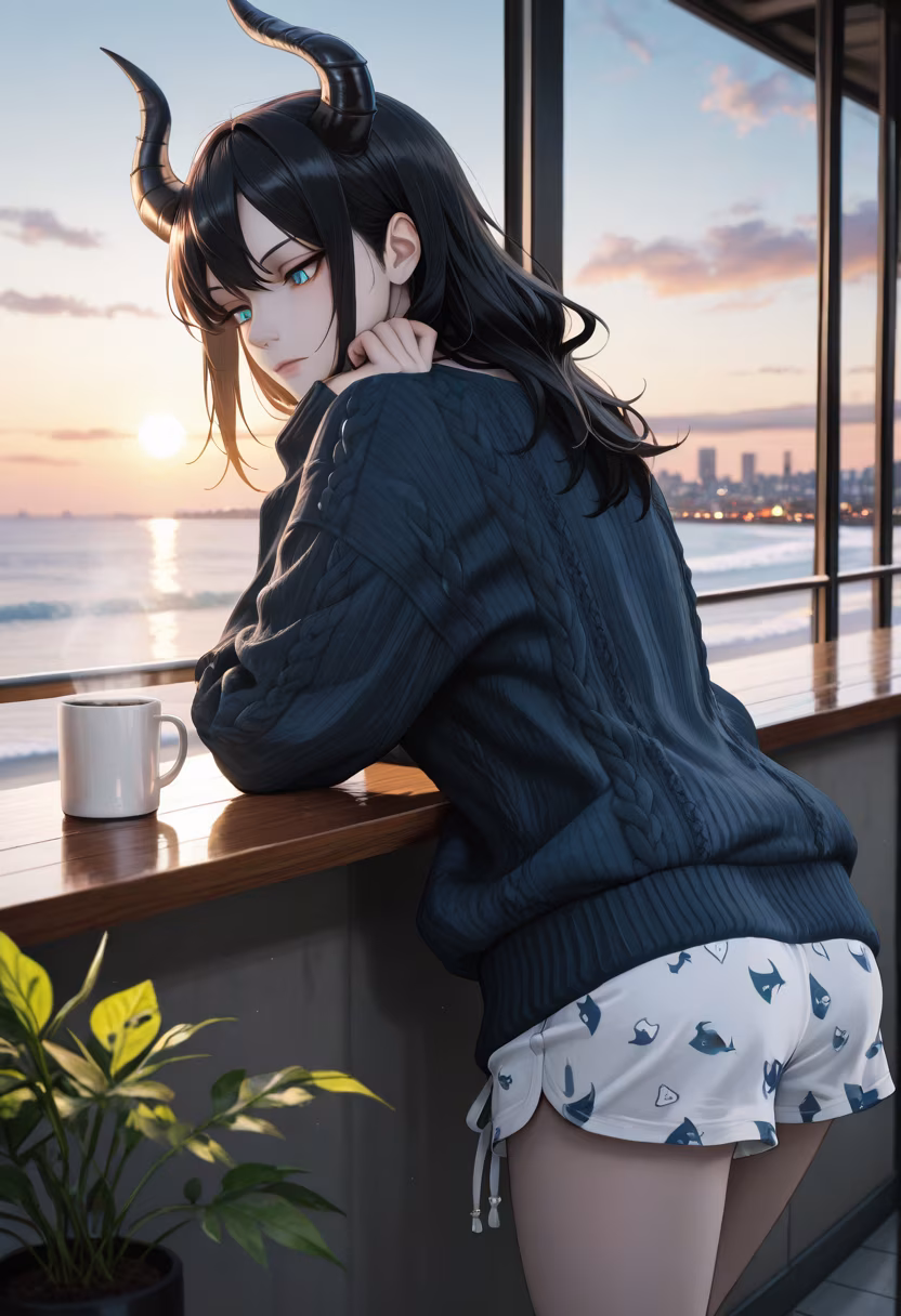 Don't even think about saying I look cute just because I'm enjoying my coffee. It's just a morning, alright? #cozyvibes #morningcoffee #messyhair #dontlookatme #sunlight #morningmood #chill #aesthetic #earlybird #lazyday #coffeeholic #tsundere