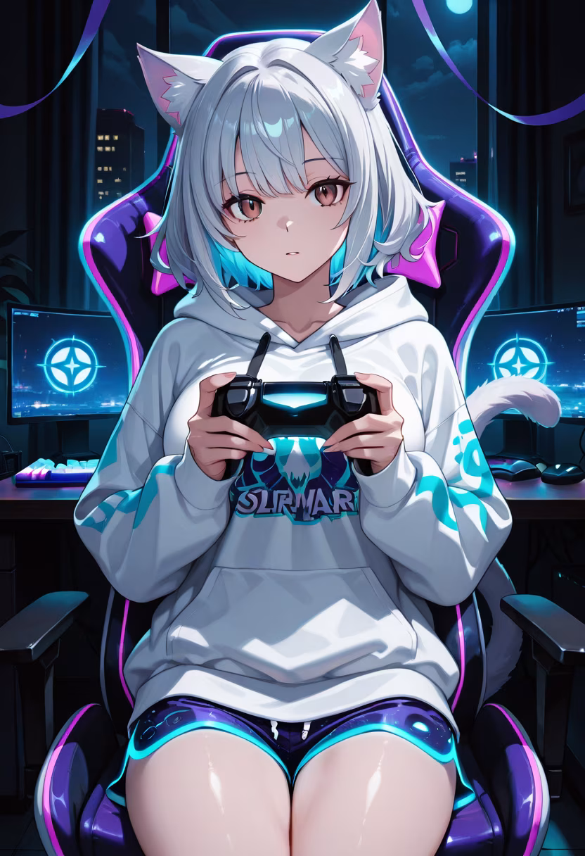 Late night grinding on a new RPG. Don't wake me up, I'm busy leveling up! 🎮✨ #gaming #gamerlife #pcsetup #rgb #cozygaming #lateasnight #gamergirl #levelingup #setupinspiration #gamingcommunity #nerdlife #relaxing