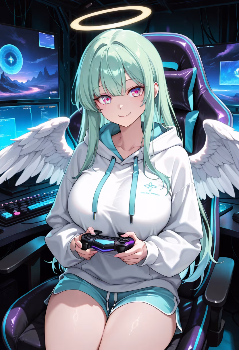 Finally hitting those high scores tonight! Who wants to join my lobby? 🎮✨ #gaminglife #pcsetup #rgb #gamergirl #streamer #levelingup #nightmode #cozygaming #controller #nanamigames #vibes