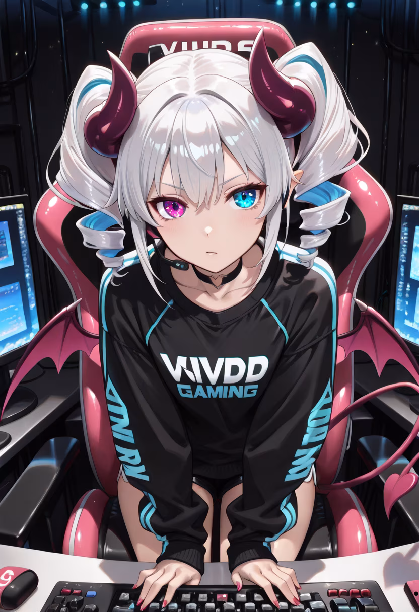 Don't get used to me carrying you through this match, baka! 🎮✨ #gaming #pcsetup #gamergirl #setupwars #rgb #gamingcommunity #nighthawk #twitchstreamer #gamersofinstagram #esports #controller #playhard