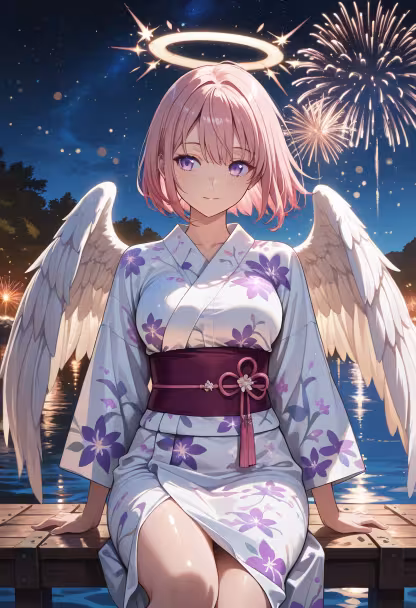 Watching the fireworks reflect over the lake is the highlight of my summer. ✨ Hope your night is just as magical! #summernights #fireworks #festivalvibes #nightsky #magicalmoments #summerstyle #japanesefestival #sparklers #memories #summer2024 #festivalseason #aesthetic