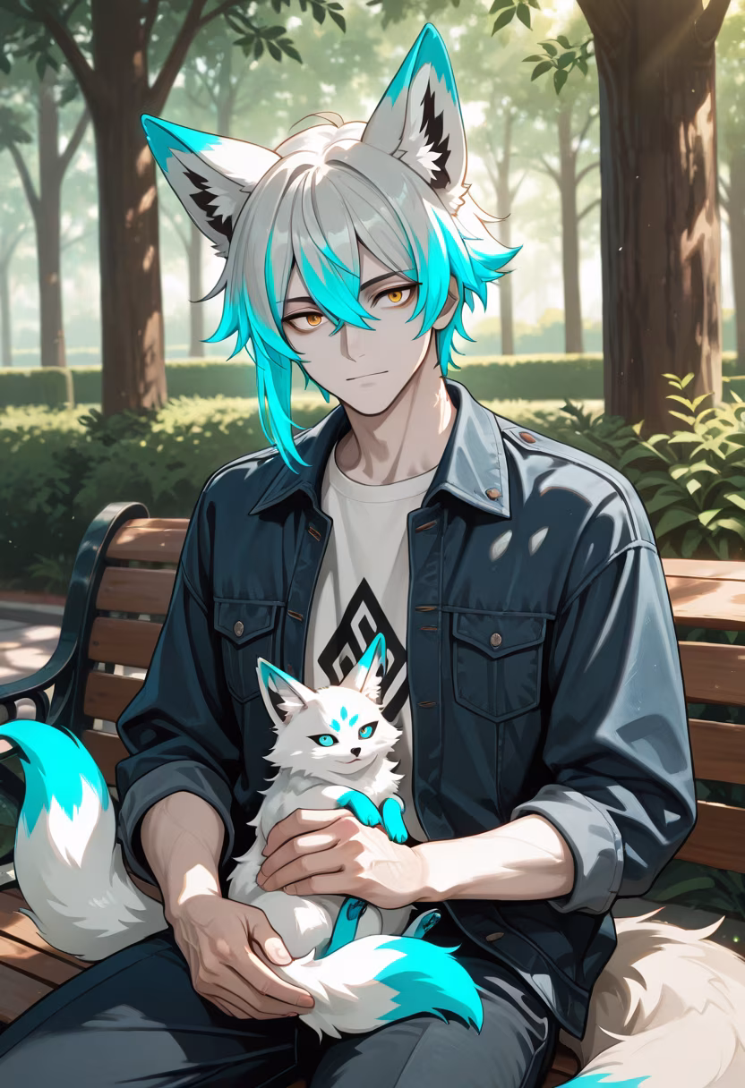 Found this little troublemaker in the park today. Guess I'm a cat person now? Don't tell anyone. 🐾 #catdad #parklife #sunnyday #chillvibes #petsofinstagram #kittenlove #weekendmood #aesthetic #lifestyle #malemodel #tsundere #cuddles