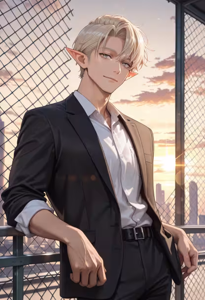 Nothing beats the view from the rooftop at golden hour. Thinking of you. 🌆✨ #GoldenHour #RooftopVibes #CityView #SunsetLover #Tatsuya #Vibes #Skyline #Peaceful #Reflective #MaleInfluencer #InstaDaily #GoldenLight