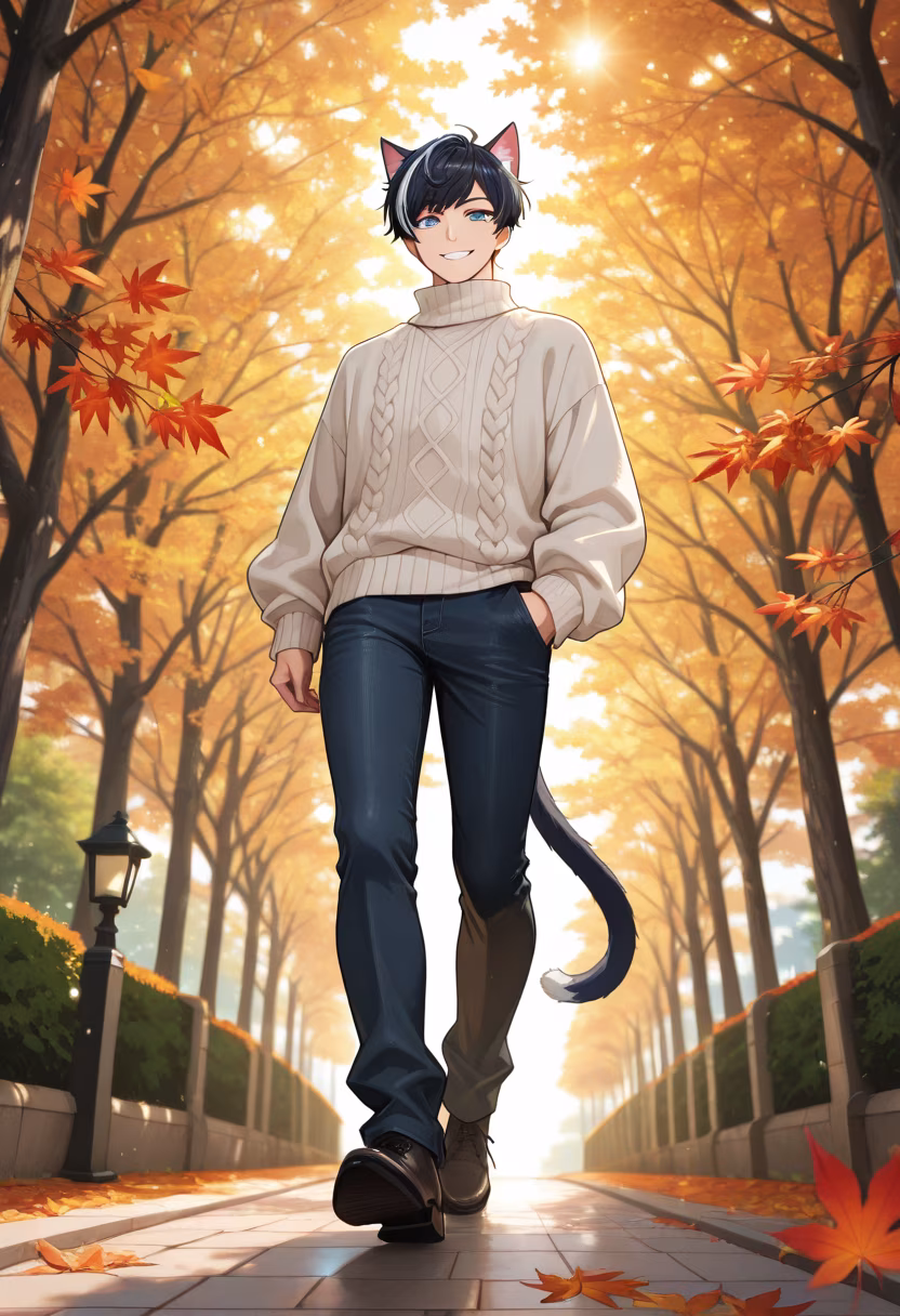 Nothing beats the crunch of autumn leaves under my feet today! Hope your weekend is as cozy as this scarf. 🍂☕ #autumnvibes #cozyseason #fallfashion #weekendmood #naturewalk #crispair #sweaterweather #goldenhour #aesthetic #simplejoys #lifeisgood #autumncolors