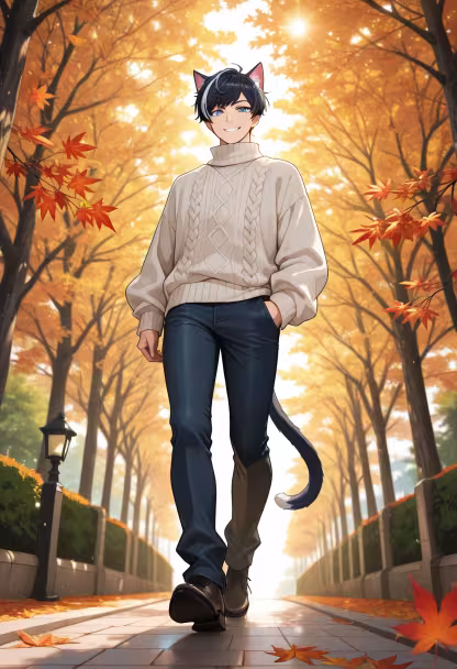 Nothing beats the crunch of autumn leaves under my feet today! Hope your weekend is as cozy as this scarf. 🍂☕ #autumnvibes #cozyseason #fallfashion #weekendmood #naturewalk #crispair #sweaterweather #goldenhour #aesthetic #simplejoys #lifeisgood #autumncolors