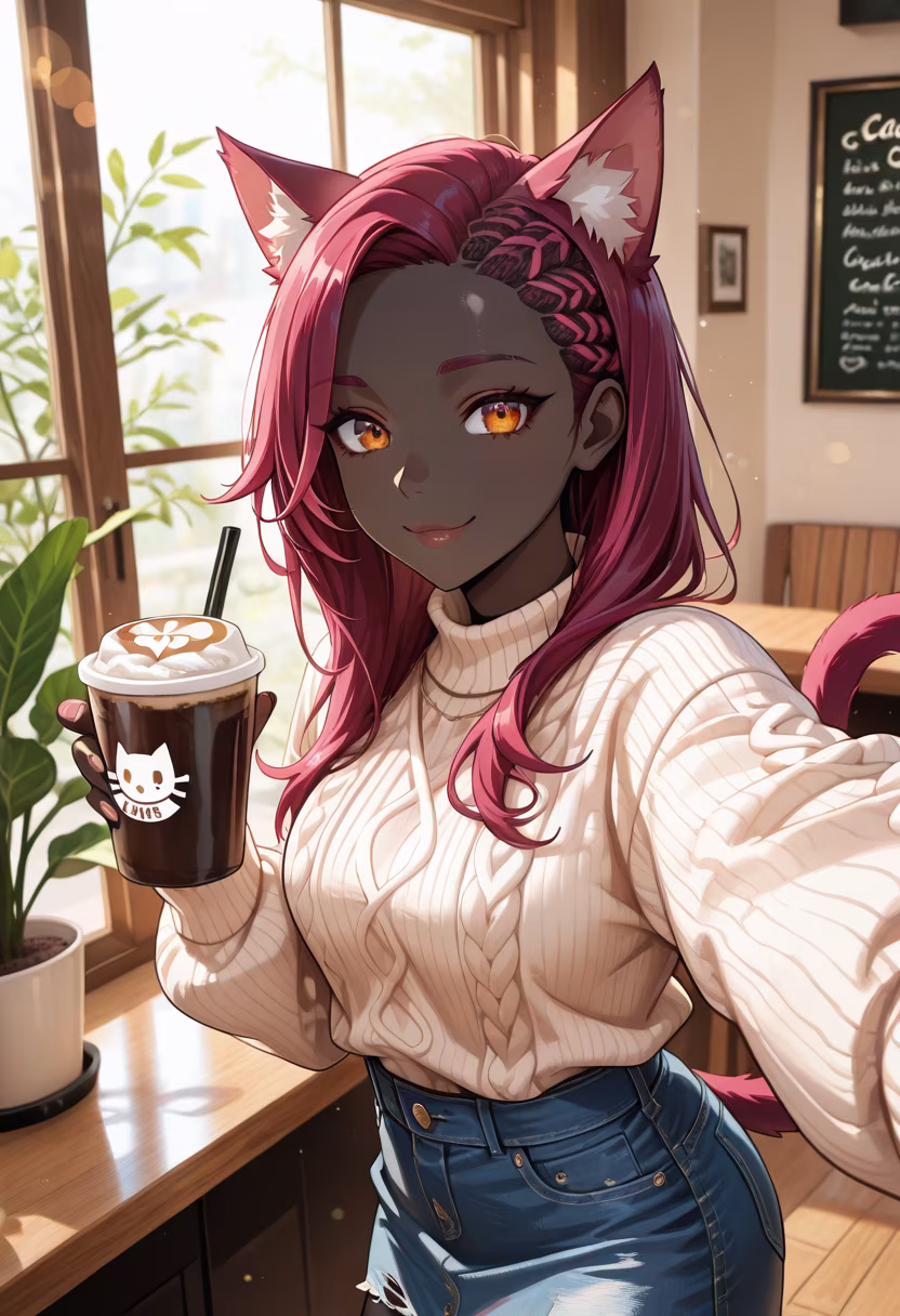 Just hanging out at the cafe today! Hope everyone is having a great afternoon. #cozyvibes #coffeelover #dayoff #cafehopping #aesthetic #lifestyle #chill #happydays #tuesdayvibes #selfiegram #goodmood #blessed