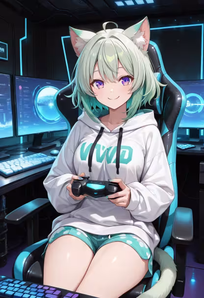 Late night grind, who's still up to play? Let's rank up! 🎮✨ #gaminglife #pcsetup #gamergirl #rgb #cozyvibes #nightowl #twitchstreamer #gamingcommunity #controller #desksetup #gamingsetup #lategram
