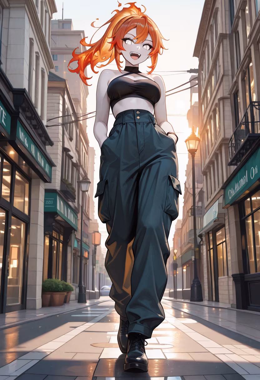 Finally found the perfect street style look for the city today! How do we feel about this vibe? 🏙️✨ #ootd #streetwear #citygirl #fashionblogger #styleinspo #urbanstyle #fitcheck #lookoftheday #vibes #outfitoftheday #streetstyle #summerfashion