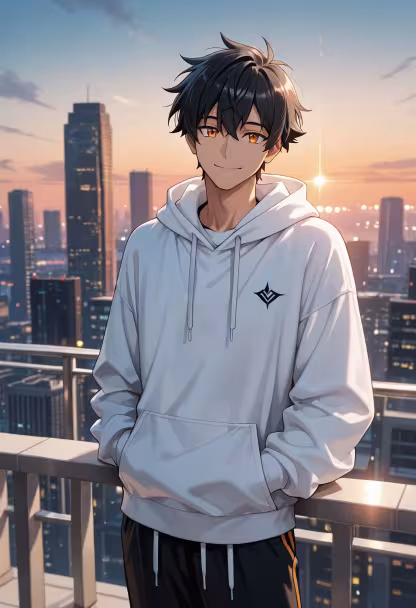 Golden hour really hits different today. Hope your day is as bright as this sunset! ✨ #goldenhour #sunsetvibes #rooftop #cityviews #aesthetic #vibes #ootd #goldensun #goldenlight #mood #chill #lifeisgood