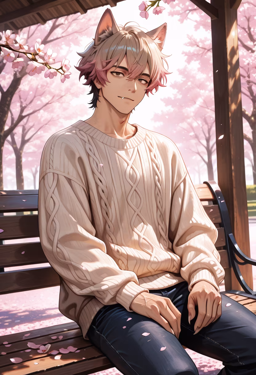 Watching the petals fall while I wait for you. Don't keep me waiting too long, okay? 🌸 #cherryblossom #springvibes #hanami #waitingforyou #mood #aesthetic #naturelovers #springtime #cherryblossomseason #picnicday #yanderevibes #mylove