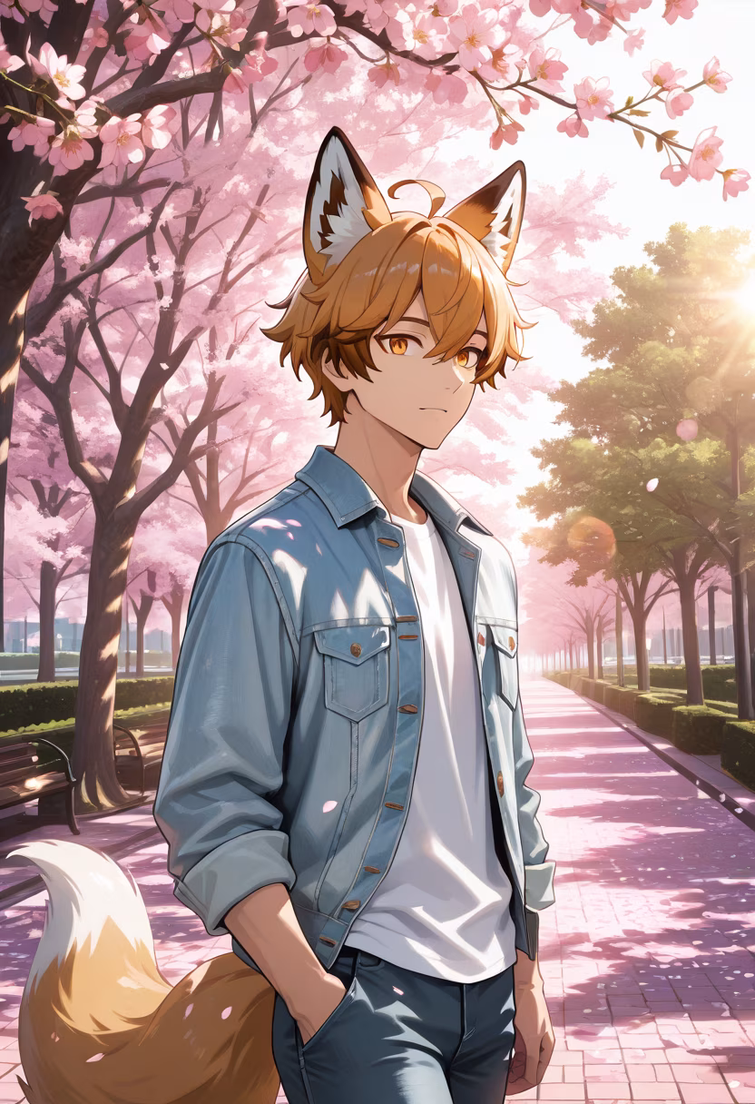 Nothing beats a quiet afternoon walk under the falling cherry blossoms. Hope your spring is starting off as peaceful as mine. πΈβ¨ #sakuraseason #cherryblossoms #springvibes #aesthetic #parkday #goldenhour #naturelovers #peacefulmoments #springfashion #mensstyle #outfitinspiration #weekendmood