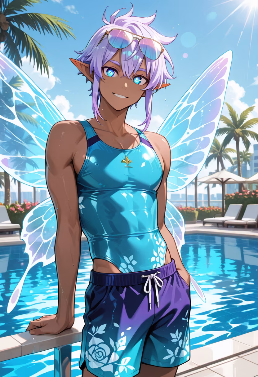 Nothing beats the summer heat like a quick dip in the pool! ☀️💦 Hope you're all staying cool today! #summerfun #poolside #summervibes #sunshine #vacationmode #poollife #goldenhour #chillvibes #summertime #refreshing #goodtimes
