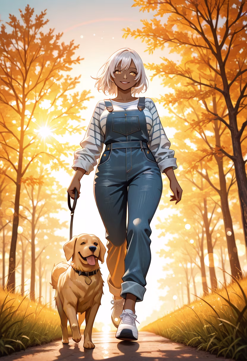 Finally got some sunshine with my little fluffball today! 🐾 She's honestly the best hiking buddy ever, even if she did try to chase a squirrel. #dogmom #dogsofinstagram #weekendvibes #parkday #goldenretriever #naturewalk #sunshine #adventures #doglife #happiness #fitcheck #outdoorliving