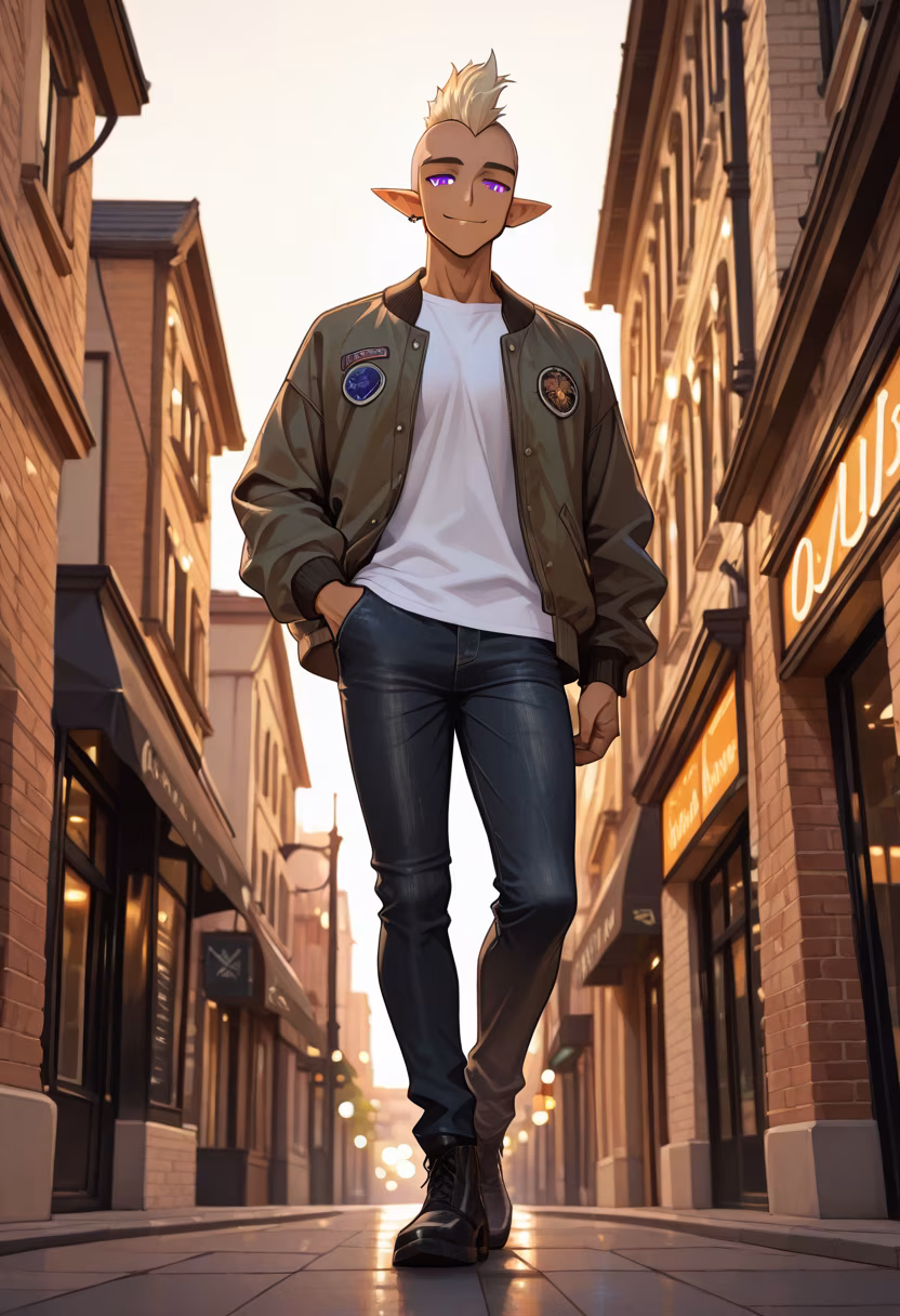 Nothing beats a sunny afternoon coffee run. ☕️ Who wants to join me? #ootd #streetstyle #cozyvibes #citylife #coffeelover #mensfashion #dailylook #weekendmood #vibes #styleinspo #instadaily #goldenhour
