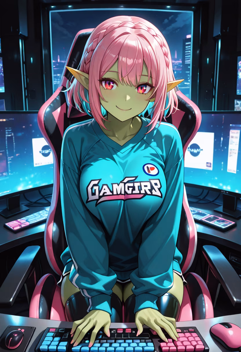 Finally got the new rank! My setup is glowing and I am ready to climb the ladder tonight. Who is joining me? 🎮✨ #gamerlife #pcsetup #rgb #gaminggirl #rankup #streamer #desksetup #gamingsetup #valorant #overwatch #gamerlife #playtime