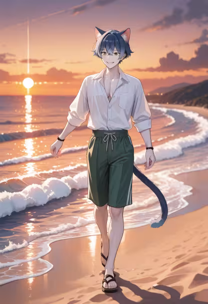 Chasing the last light of the day at the beach. Nothing beats this view! 🌅 What’s your favorite travel destination? #beachvibes #sunsetlover #wanderlust #travelgram #oceanview #vacationmode #goldenhour #beachlife #summervibes #tetsuya #traveller #seaside
