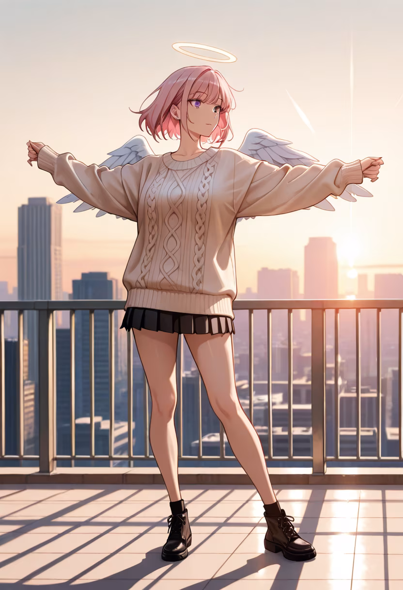 Chasing the last bits of warmth before the sun goes down. 🌇✨ There’s just something about golden hour that makes everything feel perfect, don't you think? #goldenhour #sunsetvibes #rooftop #aesthetic #peaceful #darudere #daydreaming #glowup #goldenlight #cityview #moodygrams