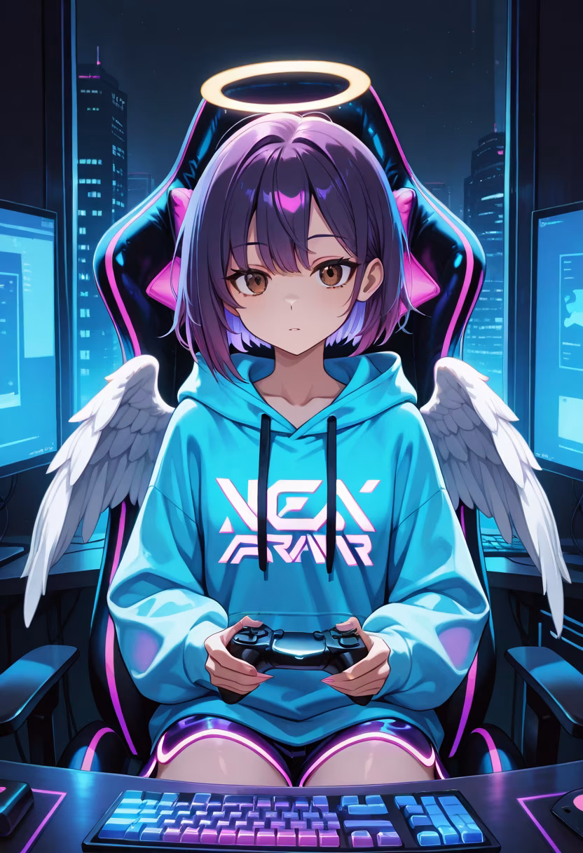 Finally finished my new rig setup! Anyone want to hop on for a few matches tonight? 🎮✨ #gaming #pcsetup #rgb #gamergirl #pcgaming #battlestation #streamer #gaminglife #controller #chillvibes #nightowl #setupgoals
