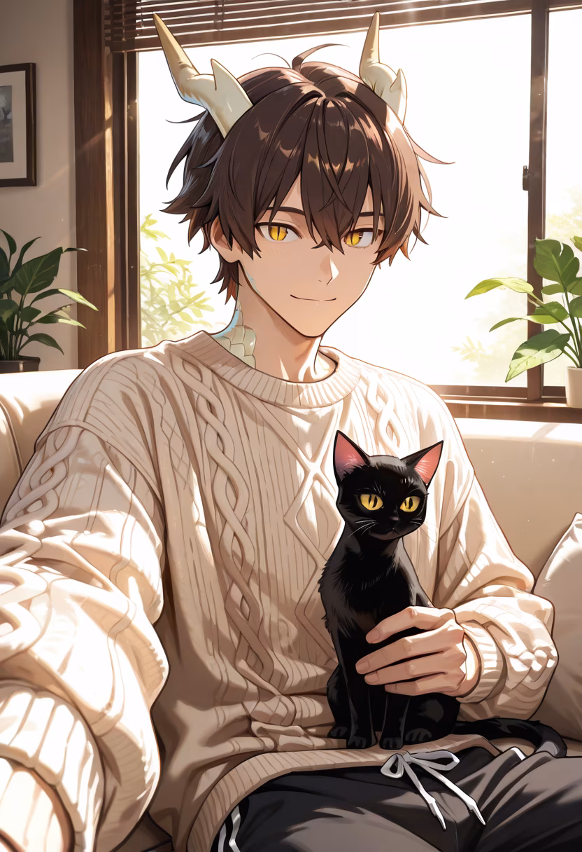 Spending the afternoon with this little guy. He’s the only one who deserves my full attention today. 🐈‍⬛✨ #catdad #cozyvibes #myconstant #furbaby #quiettime #afternoonchill #petlove #tatsuya #blessed #weekendmood #loyalcompanion #softmoments