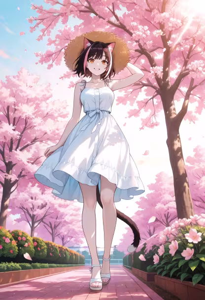 Nothing beats a sunny day under the cherry blossoms! 🌸 Can’t wait for all the picnics this season. Who wants to join me? #springvibes #sakura #cherryblossom #picnicday #sunnyweather #naturelover #springfashion #flowerpower #ootd #outfitinspo #happyday #goodvibes