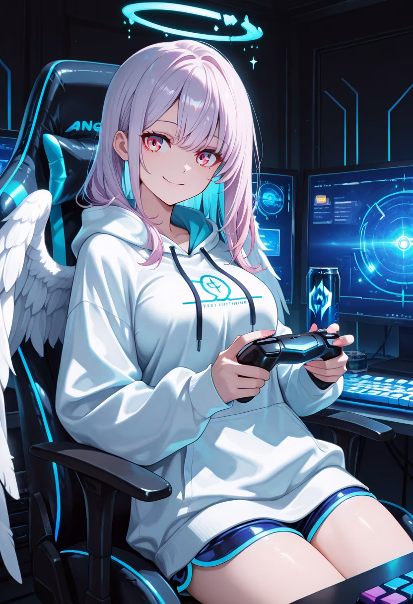 Late night grind mode activated! 🎮 Who else is pulling an all-nighter with me? #gaming #gamerlife #pcsetup #rgb #streamer #nightowl #gamergirl #setupgoals #battlestation #levelingup