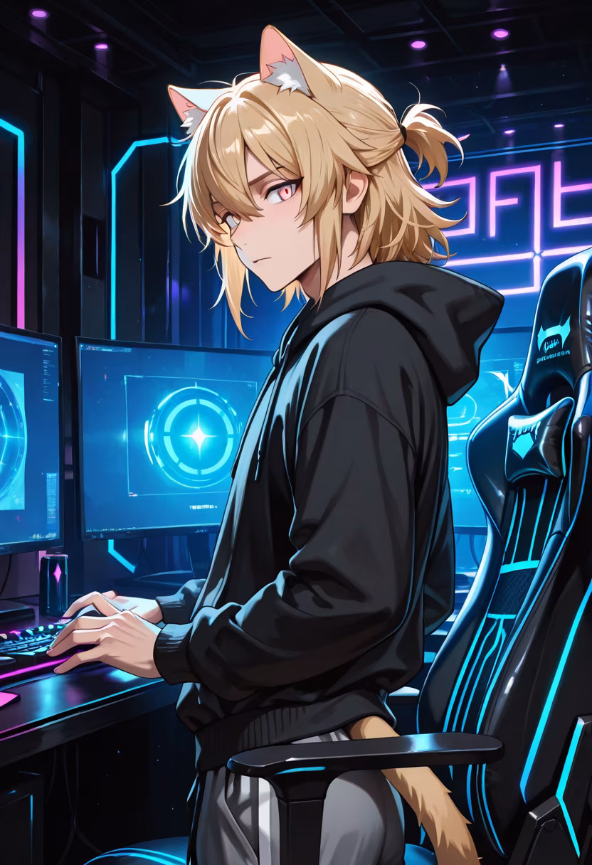 Finally finished my setup, time to grind some ranks tonight. Who’s joining me? 🎮✨ #gaming #setup #pcgaming #gamerlife #gamers #rgb #battlestation #streamer #tech #chill #nightowl #gamingcommunity