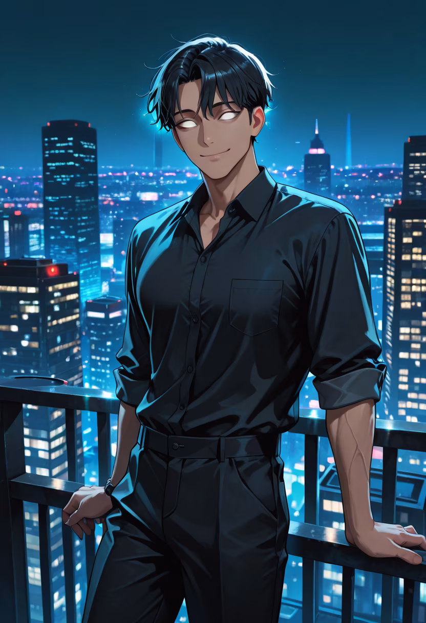 Nothing beats the city lights from the rooftop at night. Who wants to join me? ✨🌃 #cityvibes #rooftop #nightout #vibing #tatsuya #mensfashion #aesthetic #photography #nightphotography #mood #chill #urbanstyle