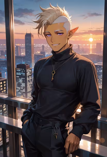 Nothing beats the golden hour glow on the rooftop. Hope your day is as bright as this view! ✨🌇 #goldenhour #rooftopvibes #sunsetlover #cityscape #aesthetic #goodvibes #mensfashion #streetstyle #chillmode #goldenlight #citylights #blessed