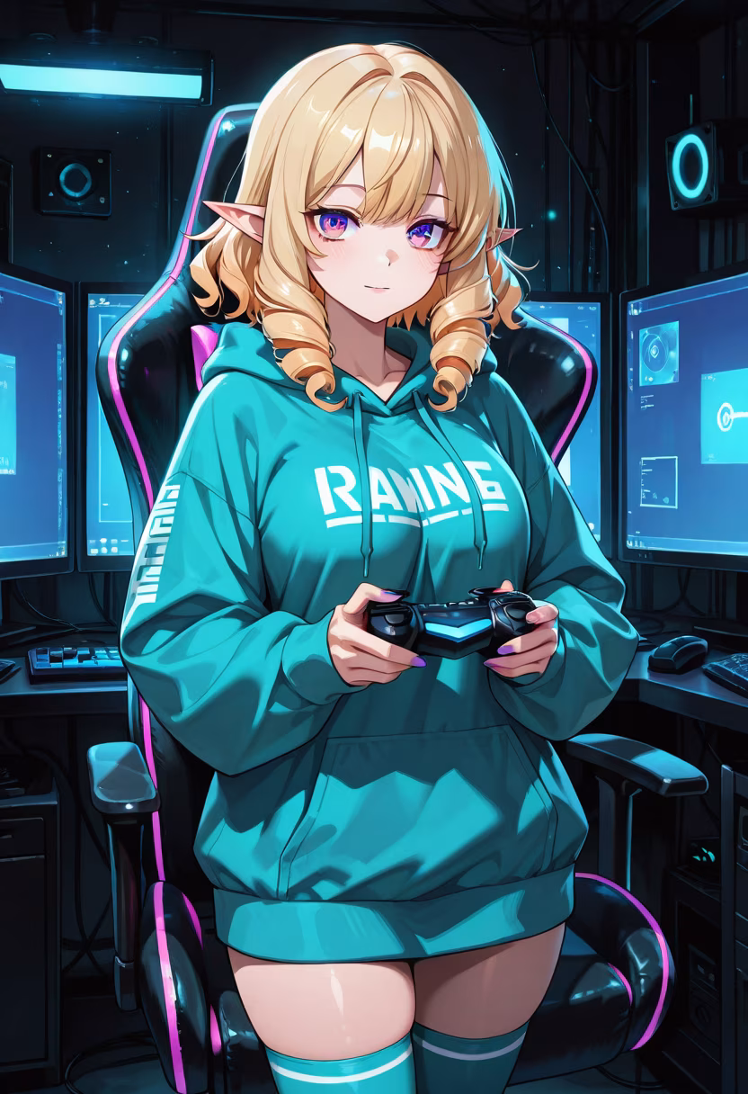 Finally got the new setup tuned just right, but you're still the only player I'm watching. 🎮✨ Who wants to join my lobby tonight? #gaming #gamerlife #rgbsetup #pcgaming #cozygaming #streamer #gamingsetup #twitch #gamergirl #pcbuild #nightcore #vibes