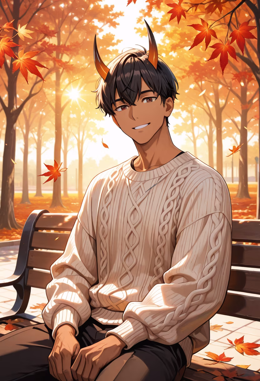 Nothing beats the first signs of autumn with a hot coffee in hand. Who wants to join me for a walk in the park today? 🍂☕️ #autumnvibes #fallfashion #cozyseason #coffeeaddict #parkwalks #leafpeeping #octobermood #influencerstyle #malestyle #cozyvibes #sweaterweather #weekendvibes