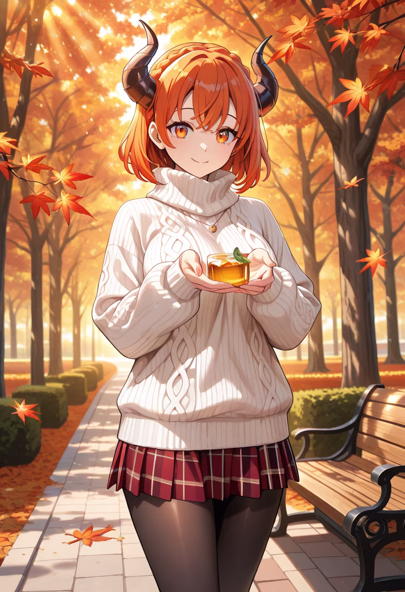 Nothing beats the warmth of the first autumn leaves! Who wants to go on a pumpkin spice date with me? 🍂✨ #AutumnVibes #FallFashion #CozyDays #NoaDaily #PumpkinSpice #AutumnColors #CozyVibes #InfluencerLife #FallStyle #LeavesFalling #SeasonalMood