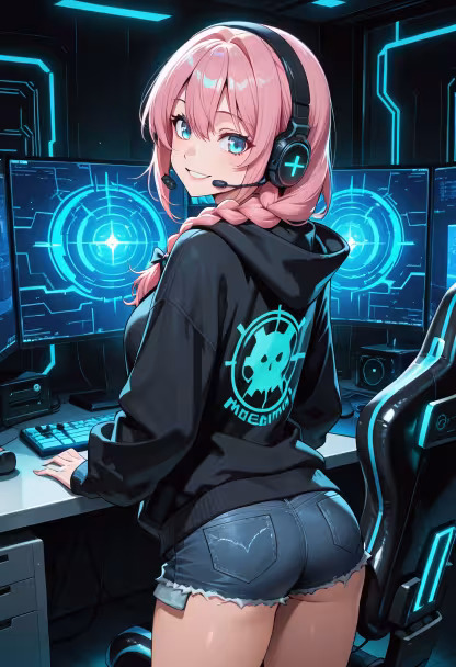 Leveling up my gaming setup tonight! 🎮 Who wants to play? #gamergirl #pcsetup #gaminglife #rgb #twitchstreamer #gamercommunity #gamingroom #gamingchair #setupwars #playstation