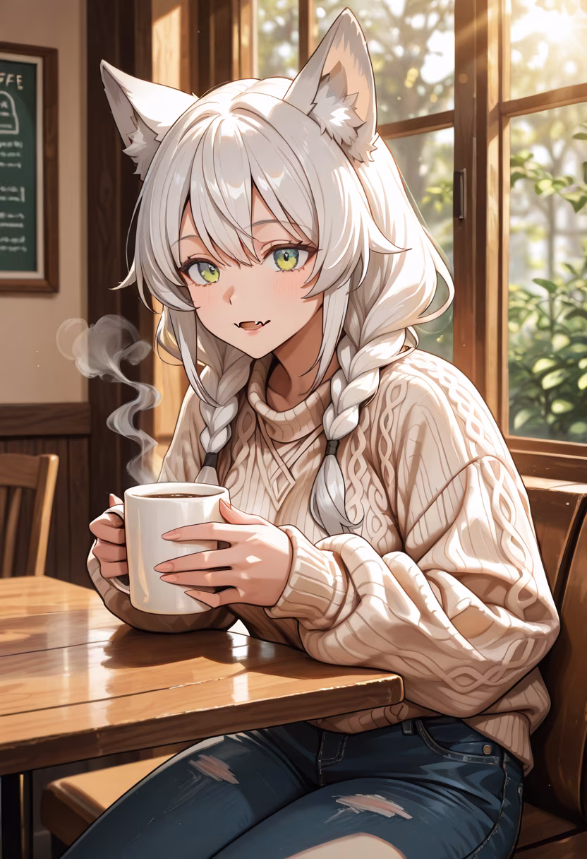 Just another lazy afternoon at my favorite cafe. Coffee and quiet vibes are everything. ☕️✨ #cafevibes #chillday #cozy #afternoontea #bookworm #quietmoments #aesthetic #lifestyle #yuki #myday #coffeeaddict #simplelife