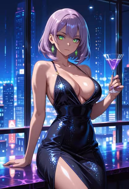 Not like I wanted to come out tonight or anything, but these city lights are actually kind of nice. Hope you're all having a decent weekend. 🍸✨ #nightout #cityvibes #cocktails #himari #notmyfault #starlight #aesthetic #vibing #neonlights #nightlife #cheers #weekendmood