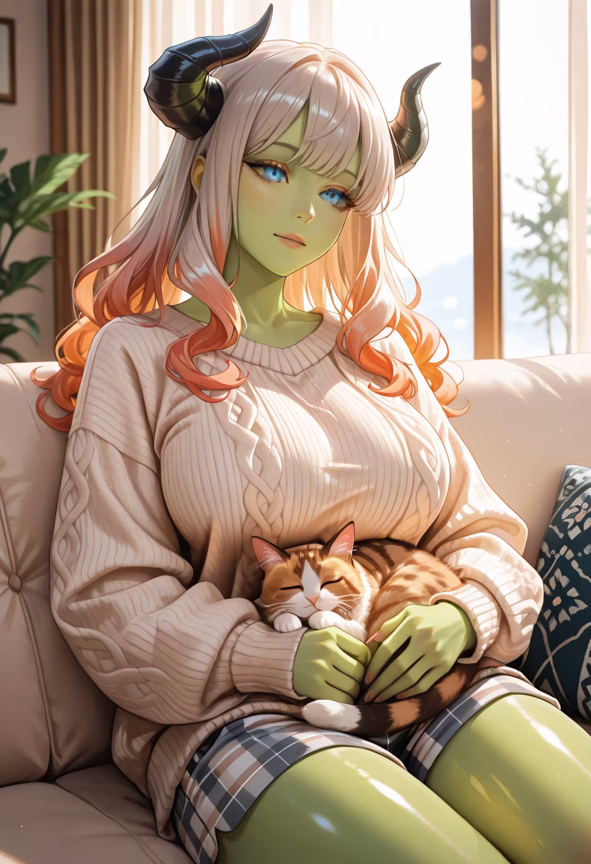 Finally got this little one to settle down for a nap on my lap! Life is just better with a fluffy companion by your side. 🐾✨ #catmom #cozyvibes #petstagram #meow #weekendmood #catlover #softlife #cuddles #homebody #peaceful #sundaymorning #purrfect