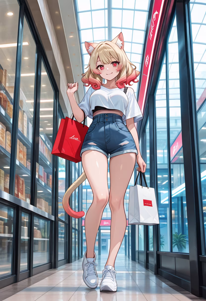 Finally found the perfect fit today! Shopping therapy is the best, what do you guys think of this new look? ✨🛍️ #shoppingday #retailtherapy #newoutfit #fashionhaul #ootd #mallvibes #shoppinghaul #styleinspo #treatyourself #happyday