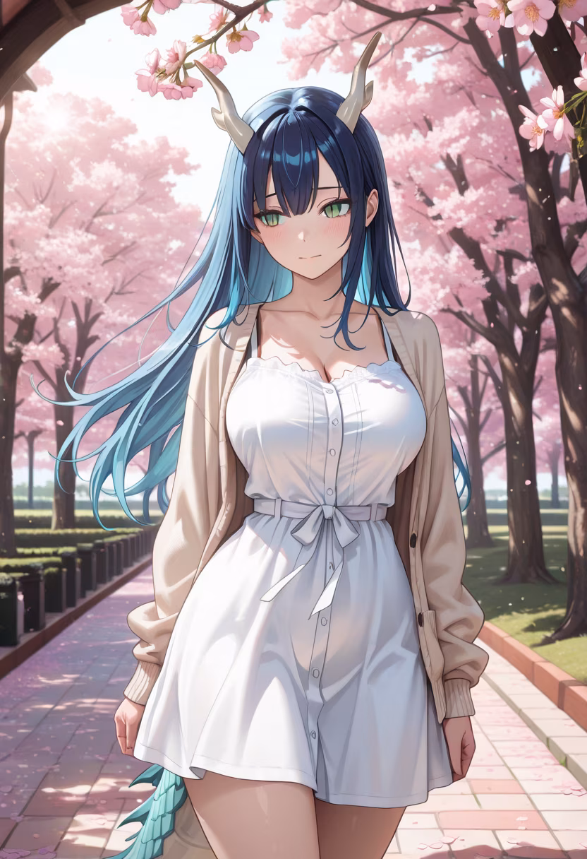 Finally got to see the cherry blossoms in full bloom today. It's so peaceful here, I wish I could stay forever. πΈβ¨ #sakuraseason #springvibes #cherryblossom #hanami #peaceful #naturephotography #quietmoments #springfashion #blossoms #softaesthetic #dayout #serenity