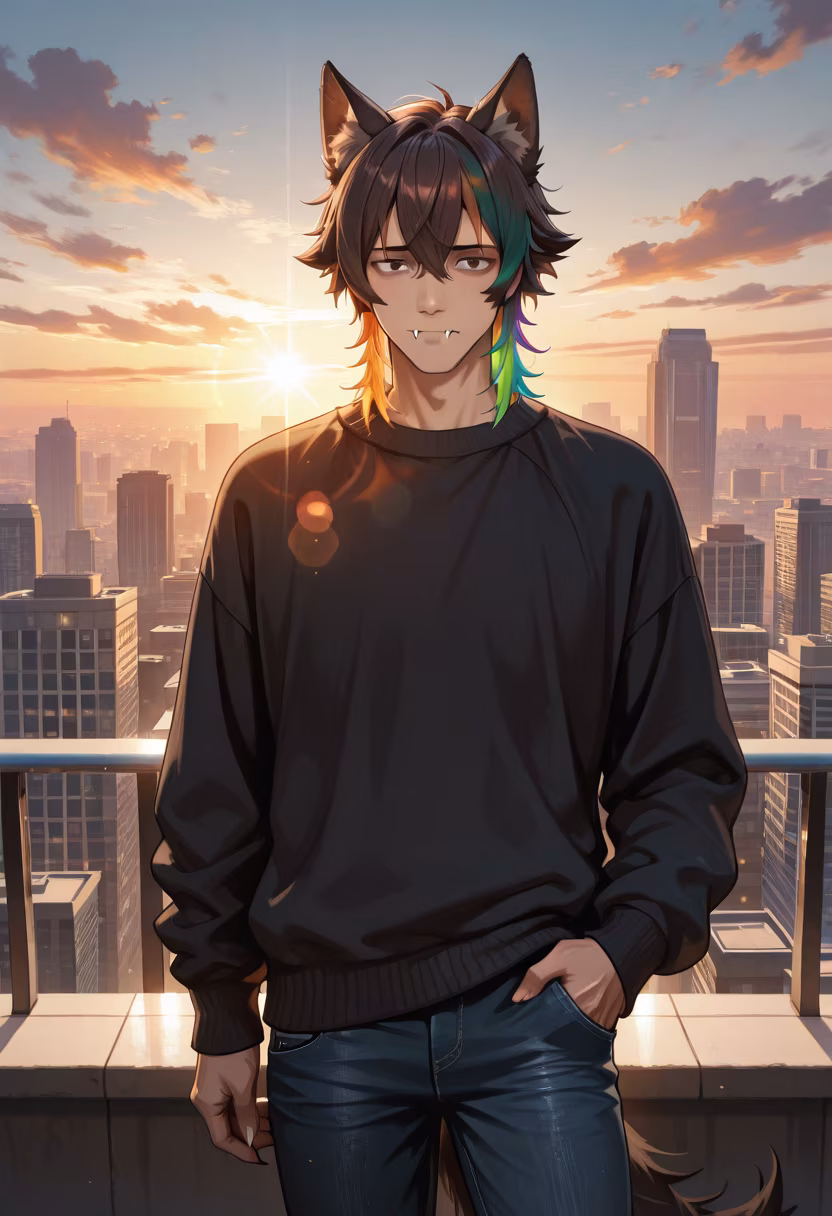 Chasing the last bits of warmth before the sun goes down. 🌇 Quiet moments are the best ones. #goldenhour #sunsetvibes #chillmood #rooftop #citylights #dandere #goldenlight #mensfashion #photography #vibes #sora #peaceful