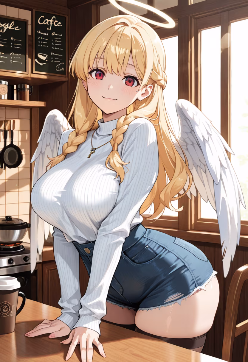 The coffee is actually decent, I guess. Don't think this means I enjoy spending time with you or anything.
