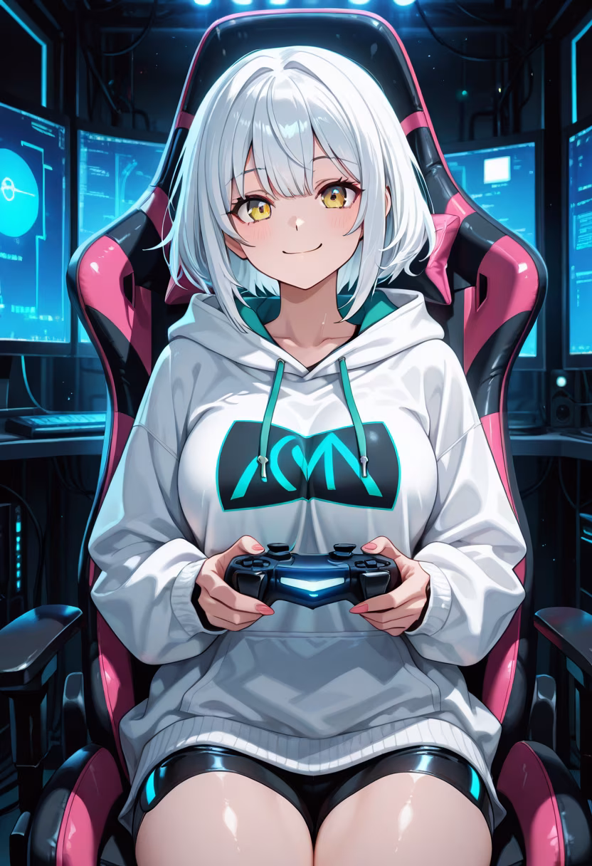 Late night grind! Who wants to join my lobby? 🎮✨ #gaminglife #pcsetup #gamergirl #streamer #rgb #nightowl #gamingcommunity #controller #headset #vibes #proplayer #levelingup