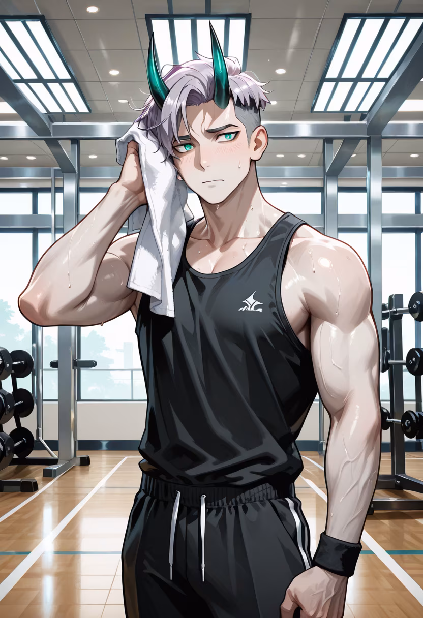 Finally done with today's session. Feeling completely drained but accomplished. #gymlife #fitnessmotivation #postworkout #grind #gains #healthylifestyle #workoutroutine #mensfitness #fitlife #consistencyiskey #sweat #musclebuilding