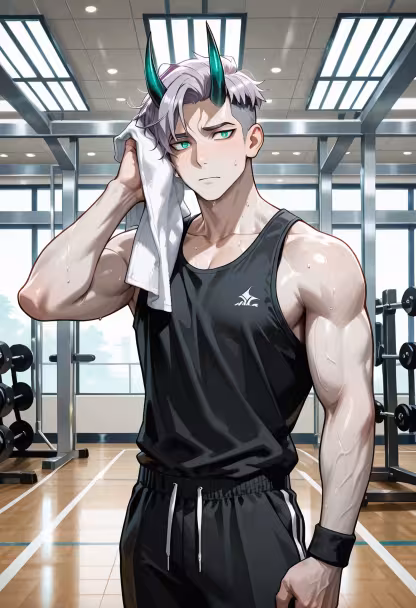 Finally done with today's session. Feeling completely drained but accomplished. #gymlife #fitnessmotivation #postworkout #grind #gains #healthylifestyle #workoutroutine #mensfitness #fitlife #consistencyiskey #sweat #musclebuilding